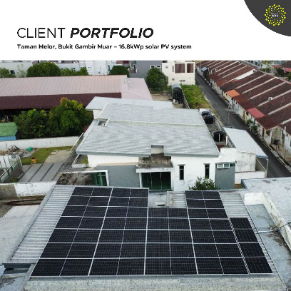 Earth Stream Energy Sdn Bhd solar installation in JOHOR BAHRU