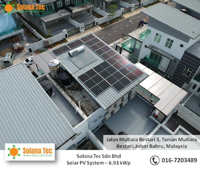 Solana Tec Sdn Bhd solar installation in Johor Bahru